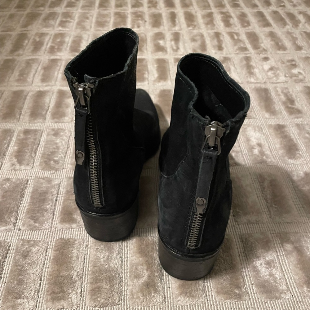 Black Suede Ankle Boots